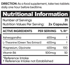 Three bottle of NutraHealth365 Deep Sleep supplement