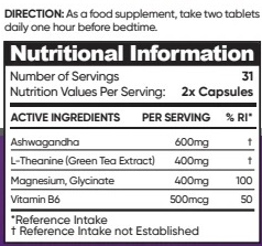 Three bottle of NutraHealth365 Deep Sleep supplement