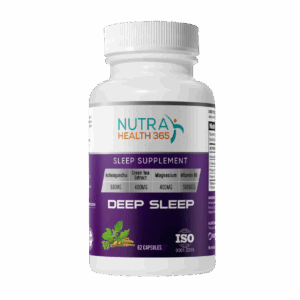 Three bottle of NutraHealth365 Deep Sleep supplement